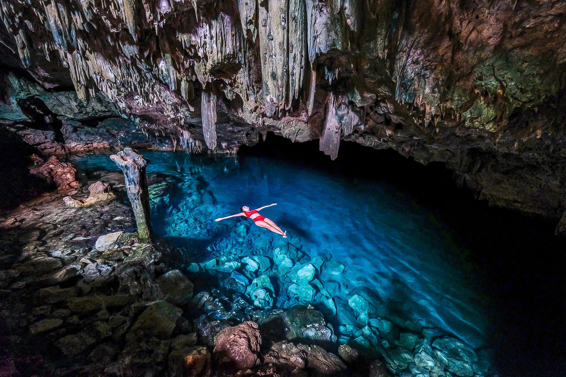 Rangko Cave and snorkling Trip full day