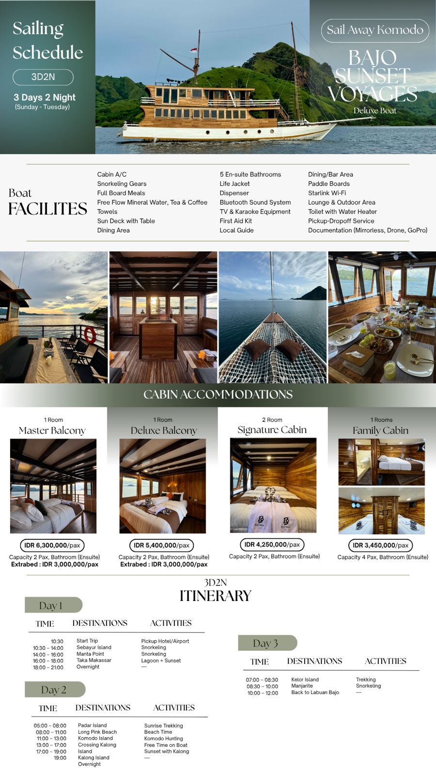 BAJO SUNSET VOYAGES 3D2N