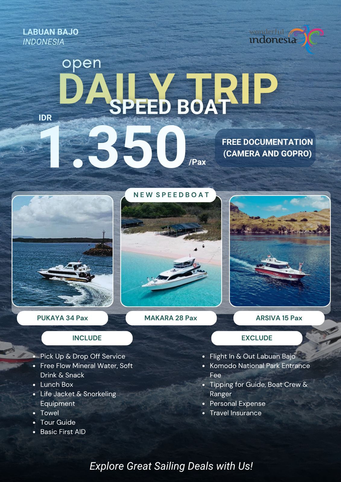 DAILY TRIP SPEED BOAT