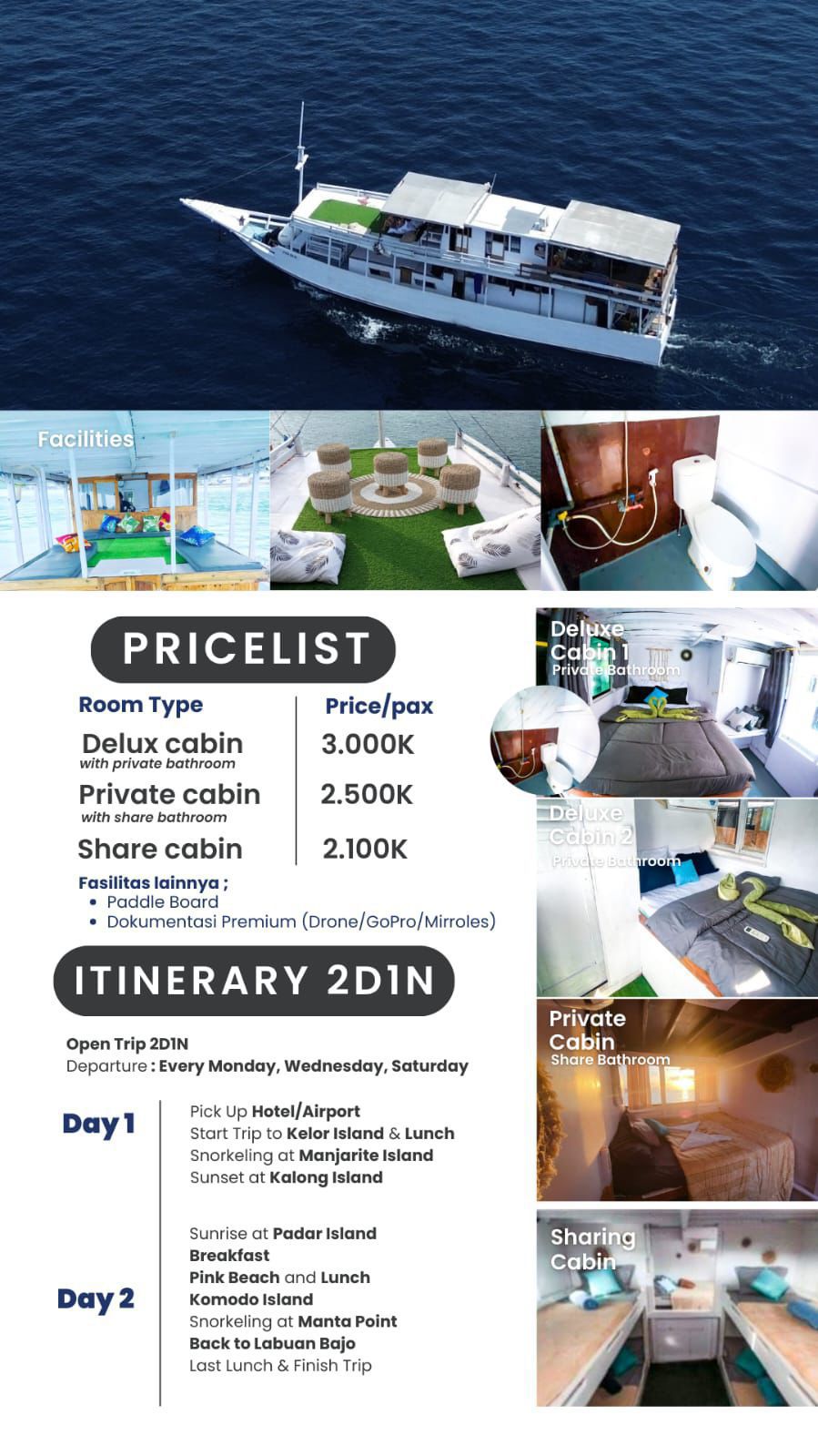 OPEN TRIP 2D1N