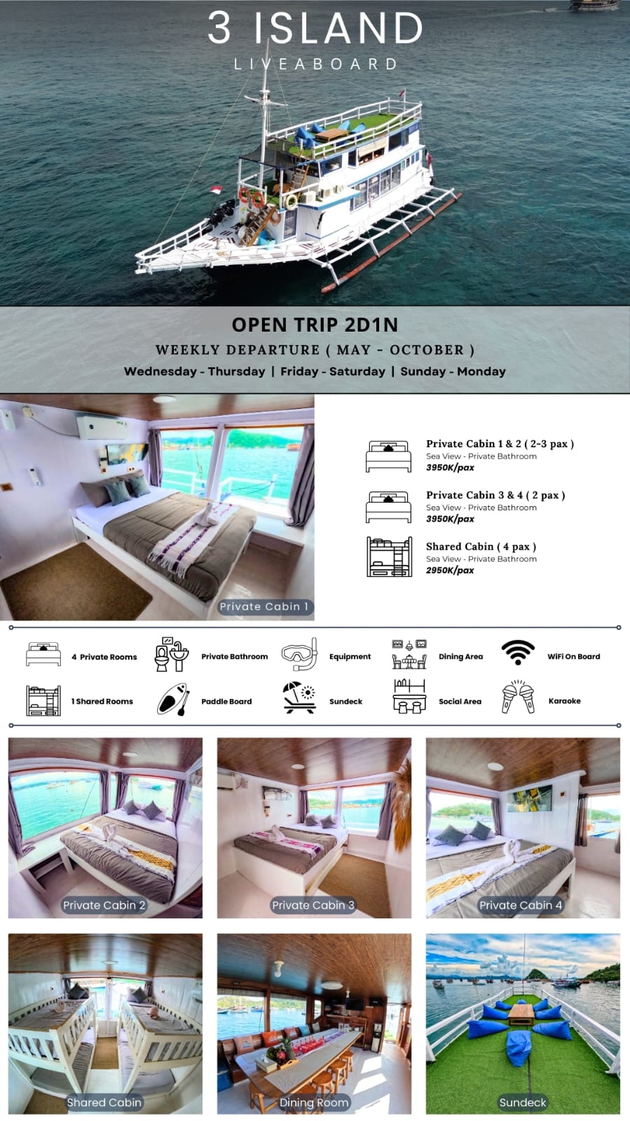 3 ISLAND - 2D1N